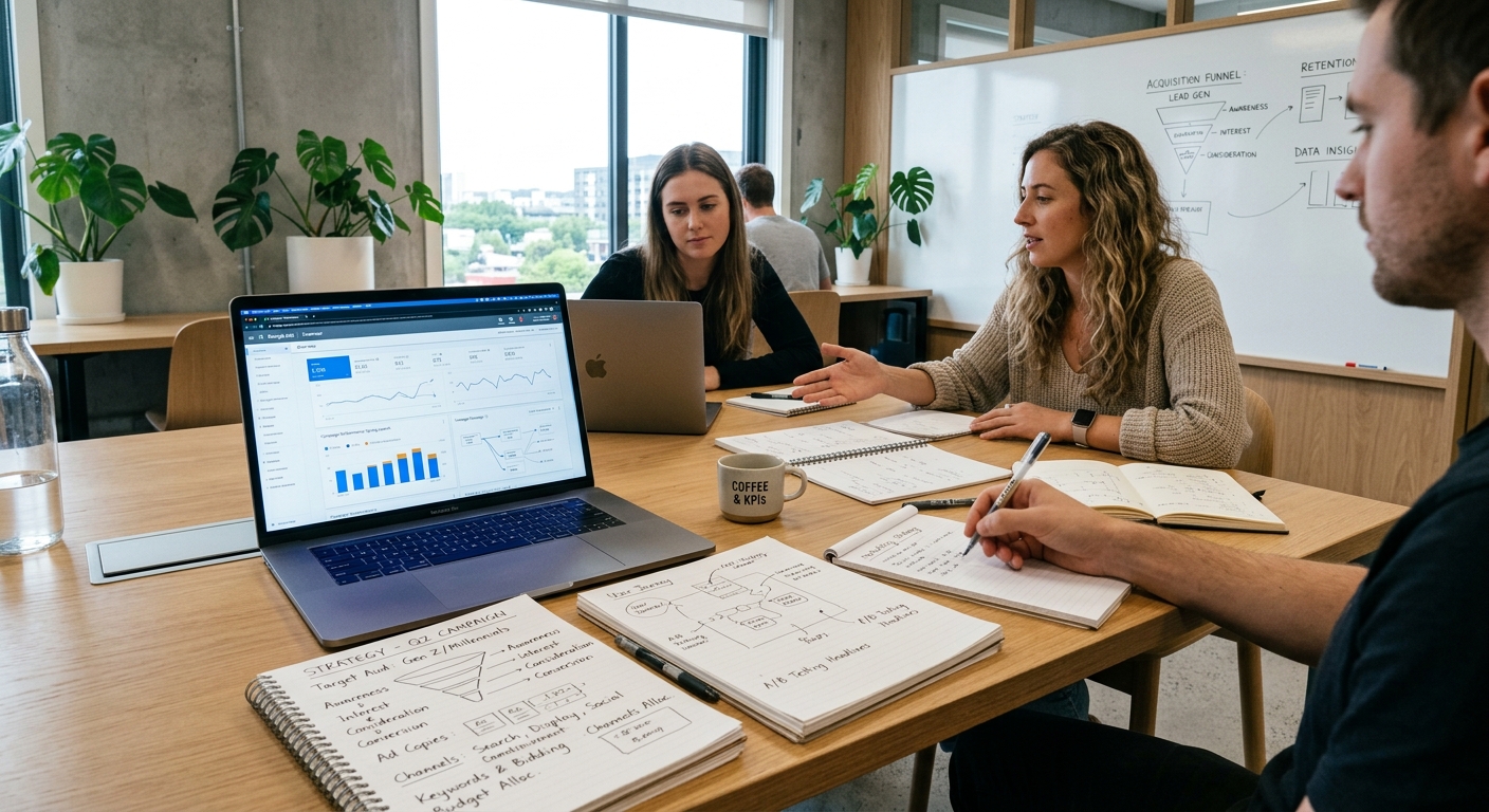 初创企业使用Google Ads进行市场验证的工作场景